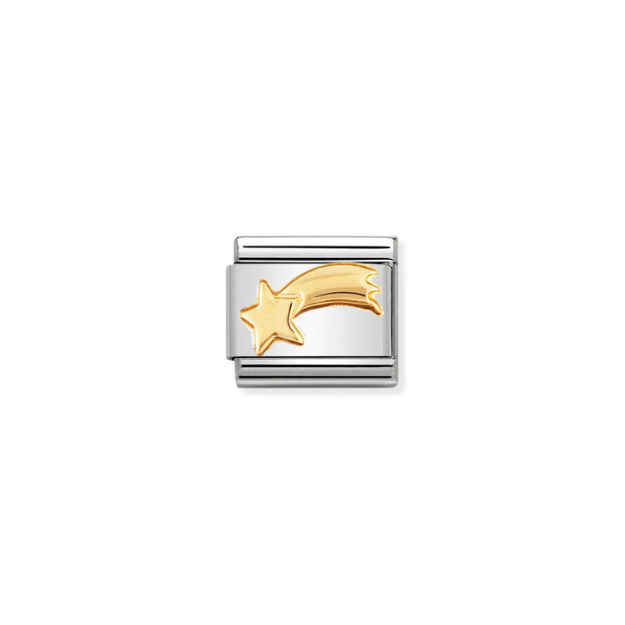 Nomination Classic Gold Shooting Star Christmas Charm