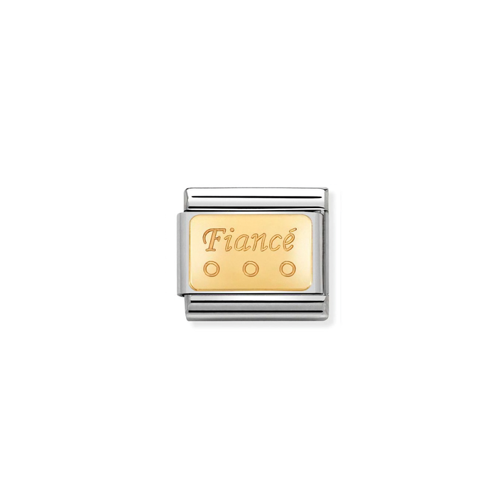 Nomination Classic Gold Symbol Plates Fiancé Charm