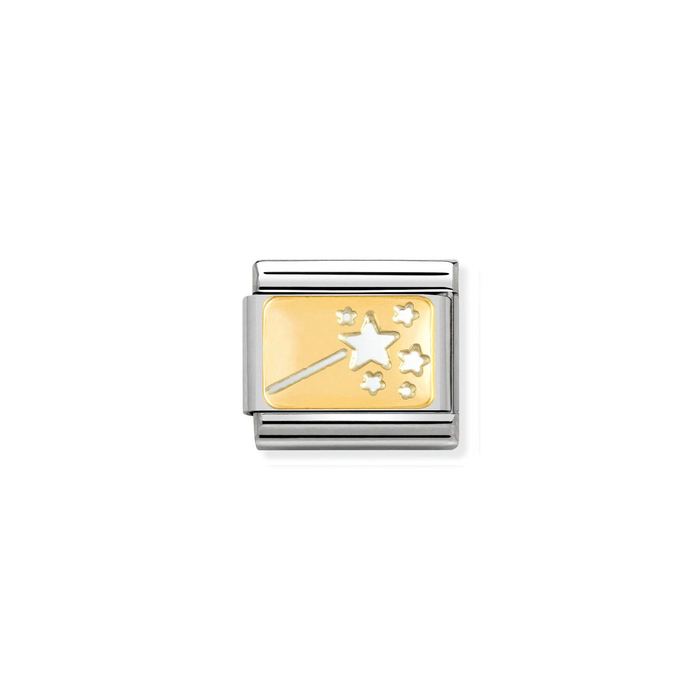 Nomination Classic Gold Symbols Star Wand Charm