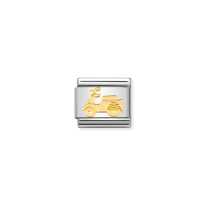 Nomination Classic Gold Tech Vespa Charm