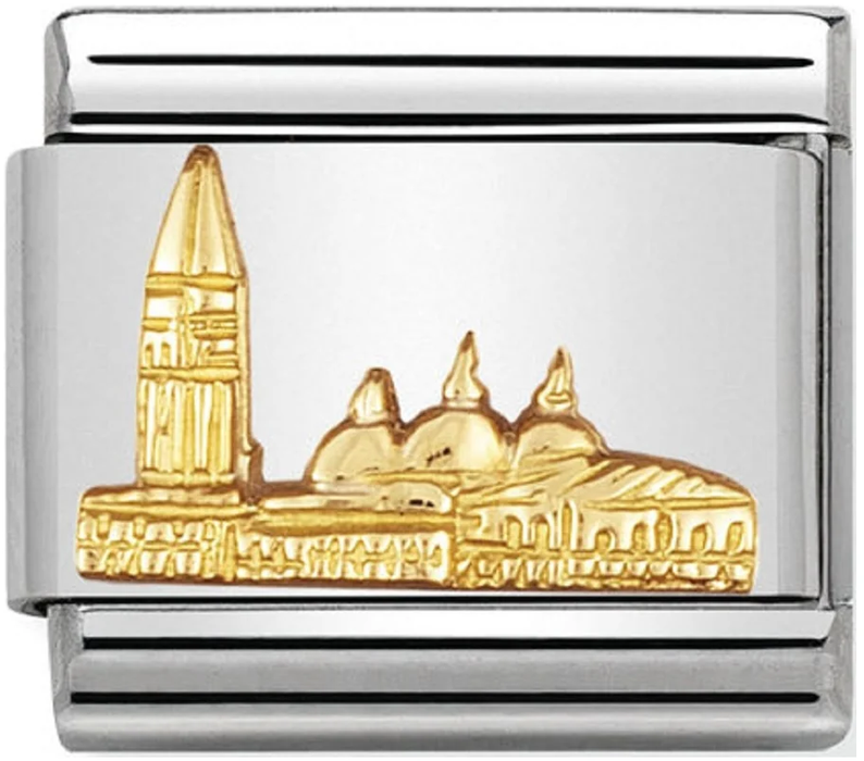 Nomination Classic Gold Relief Monuments St Marks Charm