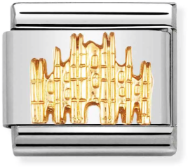 Nomination Classic Gold Monument Milan Duomo Charm