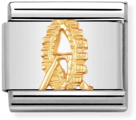 Nomination Classic Gold Relief Monuments Vienna Giant Ferris Wheel Charm