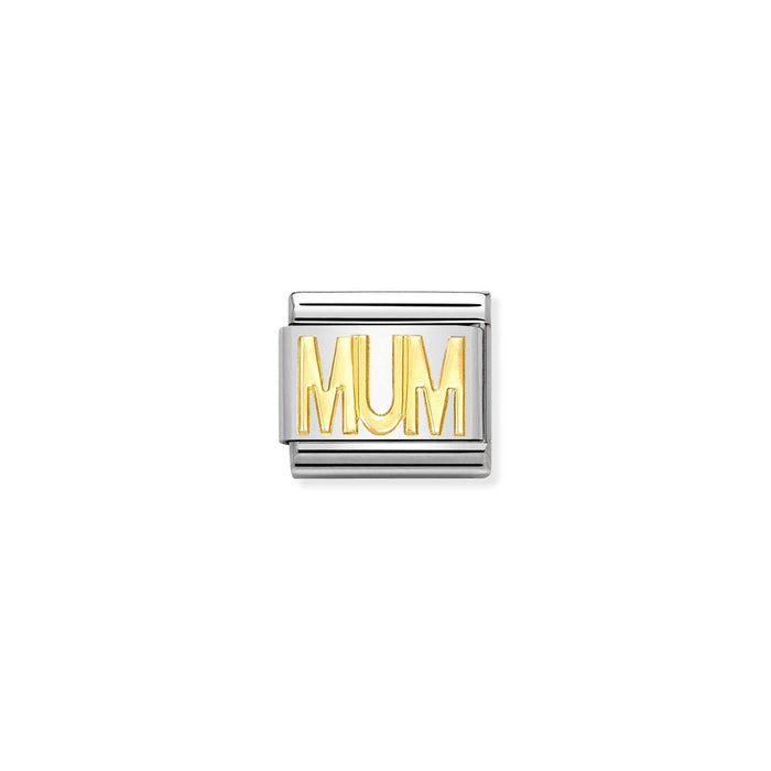 Nomination Classic Gold Writings Mum Charm