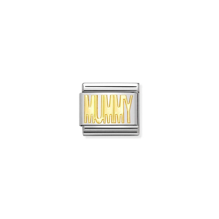 Nomination Classic Gold Writings Mummy Charm