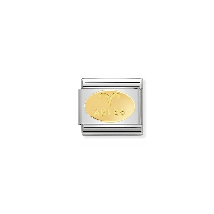 Nomination Classic Gold Zodiac Aries Charm