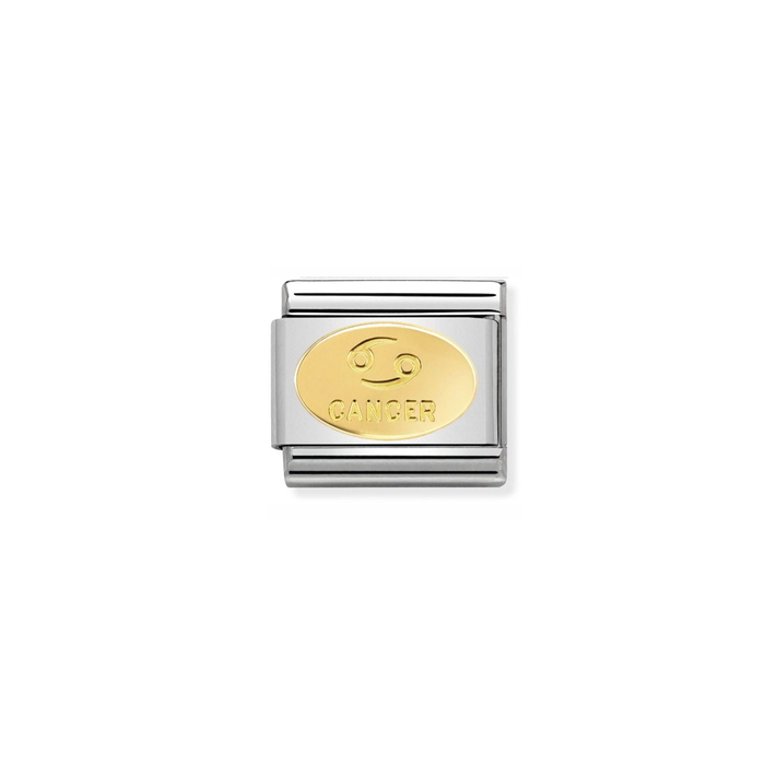 Nomination Classic Gold Zodiac Cancer Charm