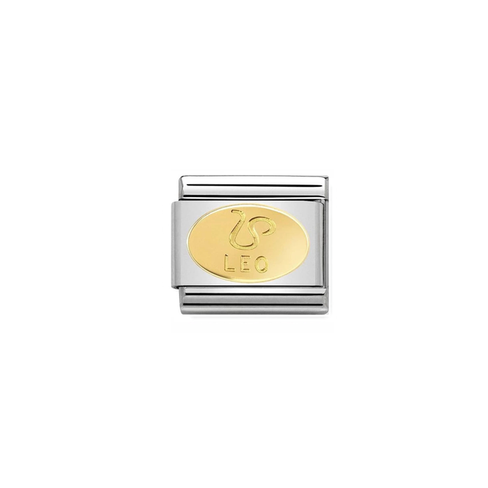 Nomination Classic Gold Zodiac Leo Charm