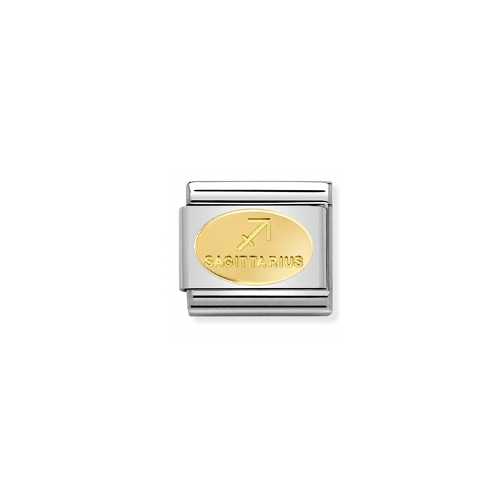 Nomination Classic Gold Zodiac Sagittarius Charm