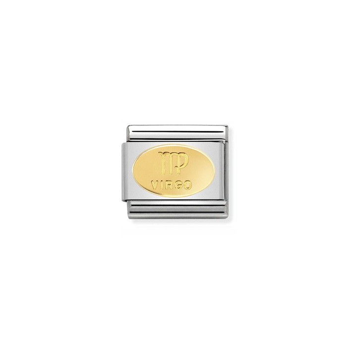 Nomination Classic Gold Zodiac Virgo Charm