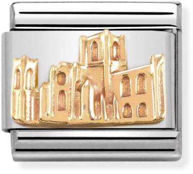 Nomination Classic Rose Gold Relief Symbols York Minster Charm