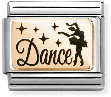 Nomination Classic Rose Gold Plates Dancer Charm
