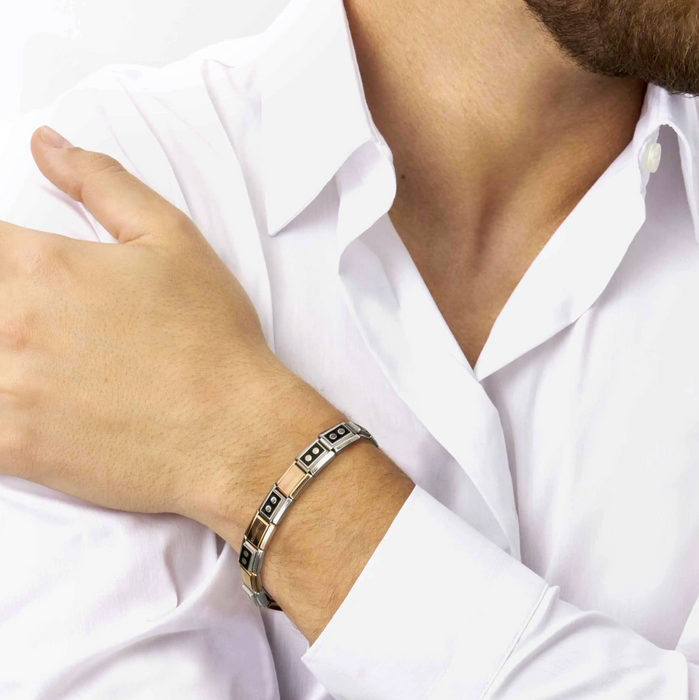 Nomination Classic Rose Gold Symbols Cocktail With White Stone Charm