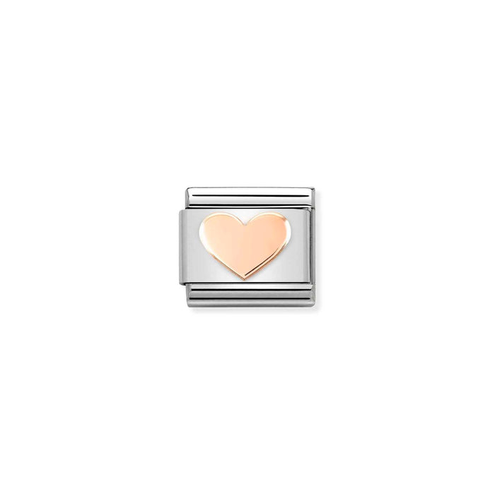 Nomination Classic Rose Gold Symbols Heart Charm