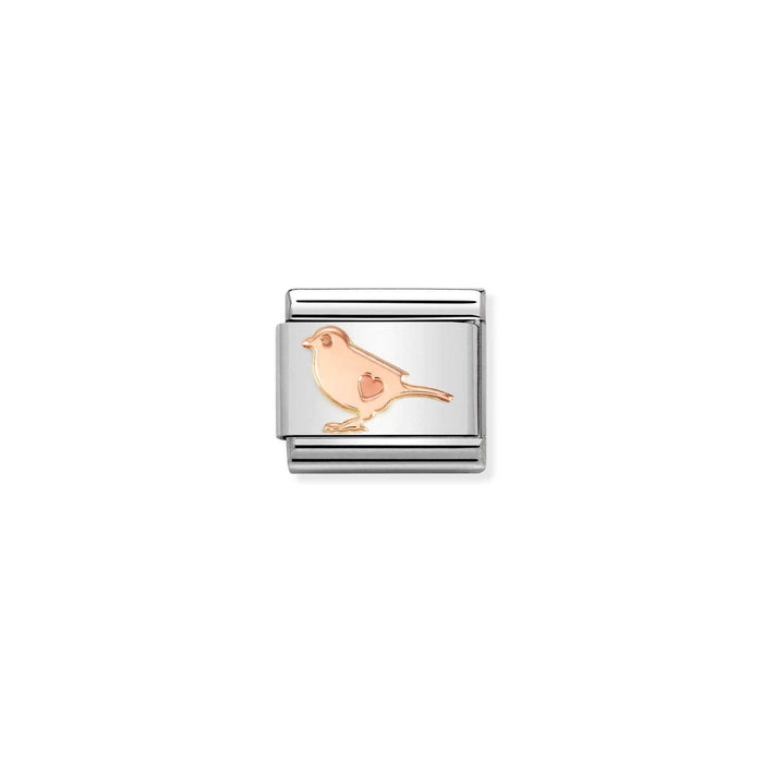 Nomination Classic Rose Gold Symbols Little Bird Charm