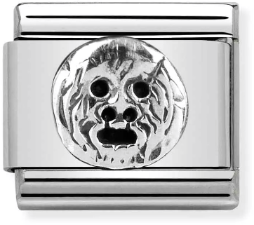 Nomination Classic Silver Monument Relief Mouth Of Truth Charm