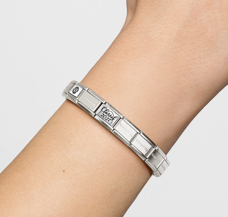 Nomination Classic Silver Oxidised Plates Class 2027 Charm