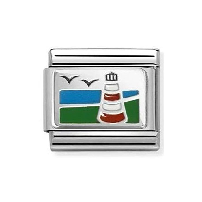 Nomination Classic Silver Lighthouse Charm