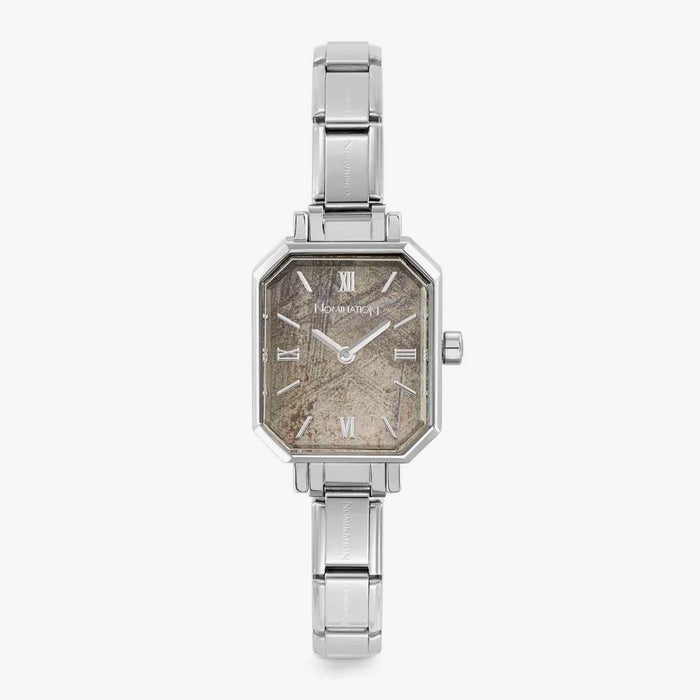 Nomination Composable Classic Meteorite Grey Paris Rectangular Watch