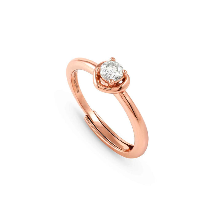 Nomination CosmicLove Heart With Cubic Zirconia Rose Gold Ring