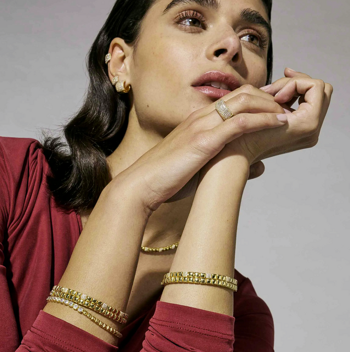 Nomination Enigmatic Shine Ornate Gold Necklace