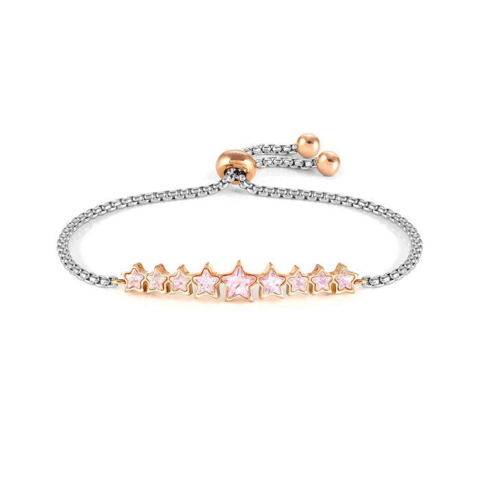 Nomination Milleluci Pink Star Crystals Bracelet