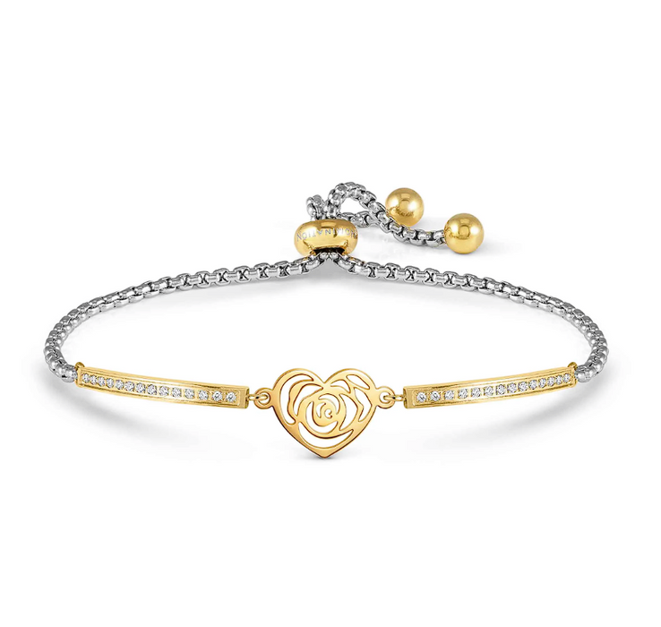 Nomination Milleluci Heart Pattern Refined Gold Bracelet