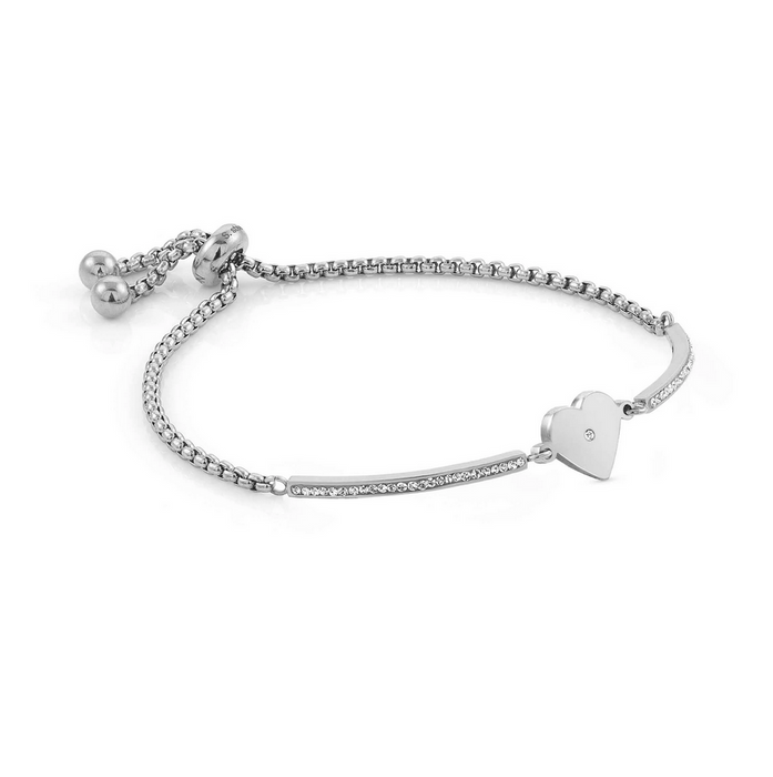 Nomination Milleluci Single Heart Silver Bracelet