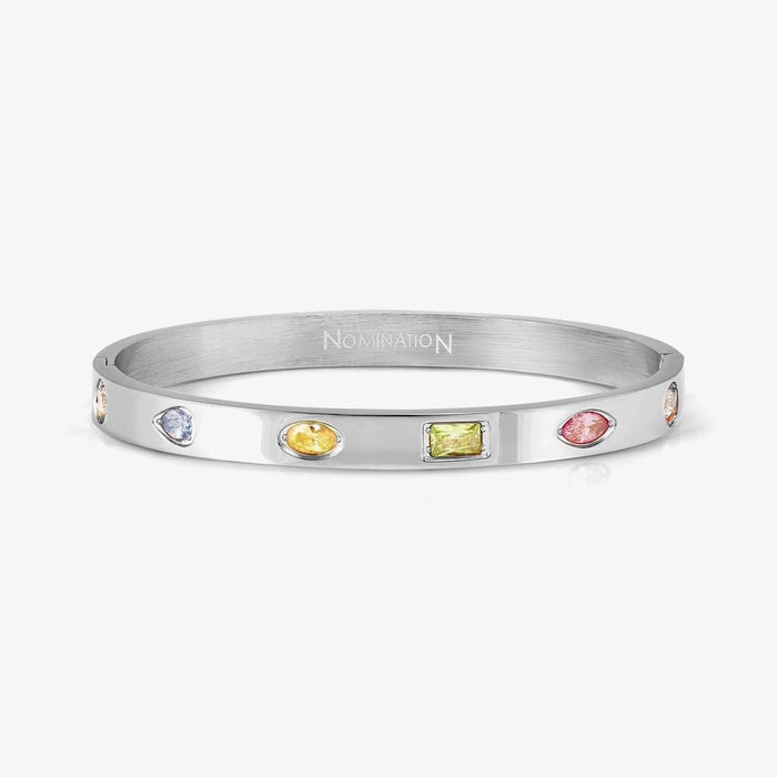 Nomination Pretty Bangles Multi-Colour Cubic Zirconia Bangle