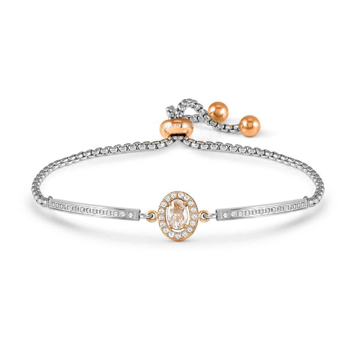 Nomination RoyalDream Oval White Crystal Rose Gold Bracelet