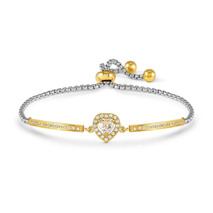 Nomination RoyalDream Heart White Crystal Gold Bracelet