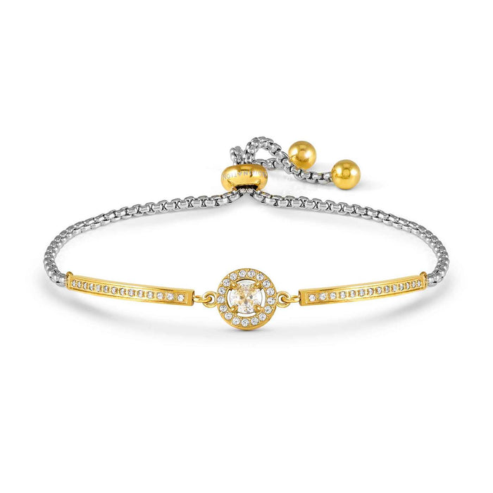 Nomination RoyalDream Circle White Crystal Gold Bracelet