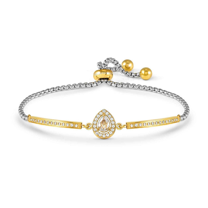 Nomination RoyalDream Teardrop White Crystal Gold Bracelet