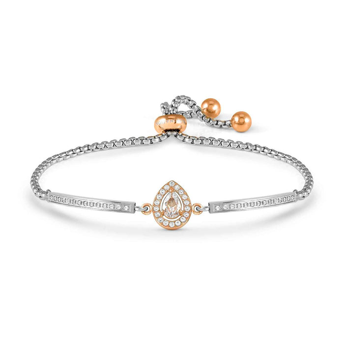 Nomination RoyalDream Teardrop White Crystal Rose Gold Bracelet