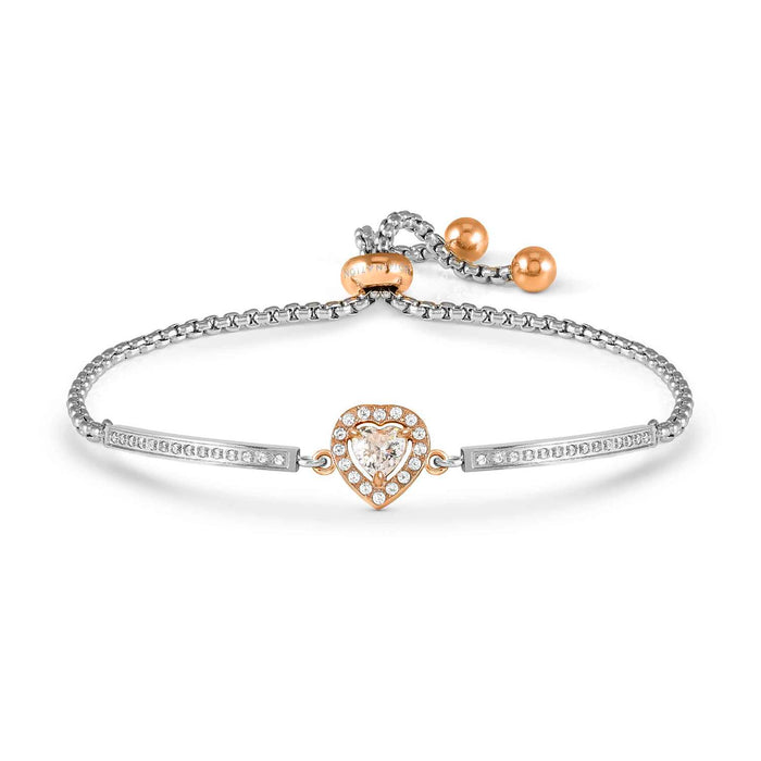 Nomination RoyalDream Heart White Crystal Rose Gold Bracelet