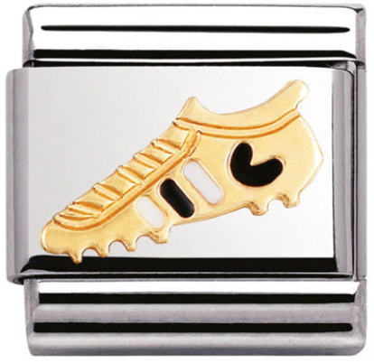 Nomination Classic Gold Sport Football Boot Charm