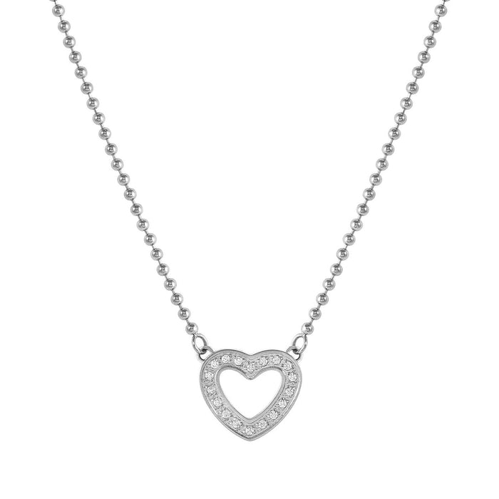 Nomination Soffio D’Amore Heart With Cubic Zirconia Necklace