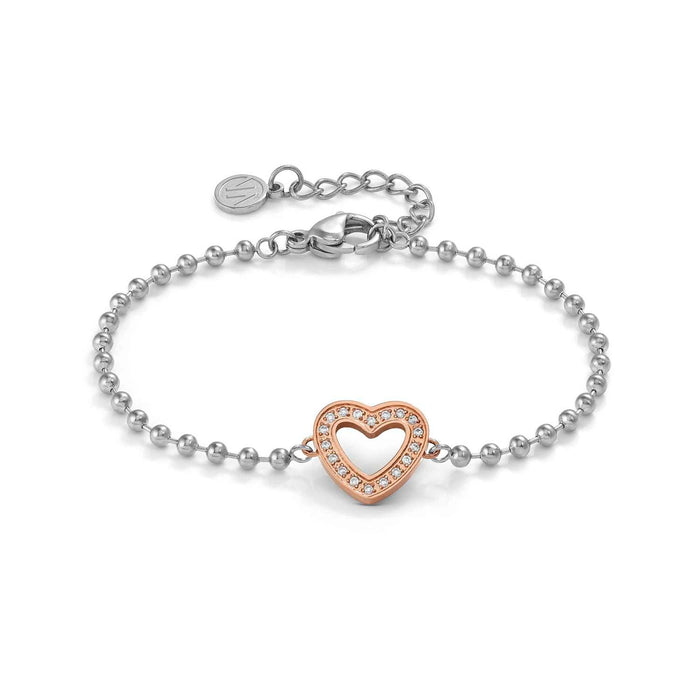 Nomination Soffio D’Amore Heart With Cubic Zirconia Rose Gold Bracelet