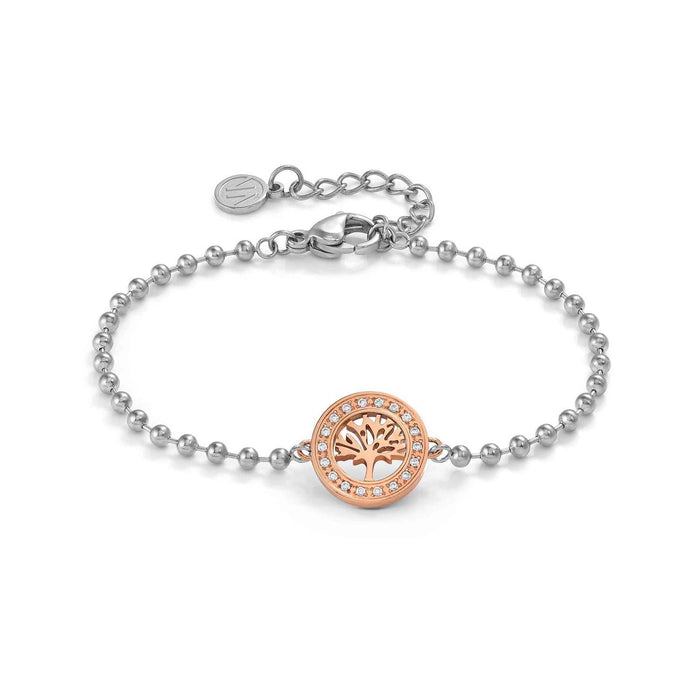 Nomination Soffio D’Amore Tree Of Life With Cubic Zirconia Rose Gold Bracelet