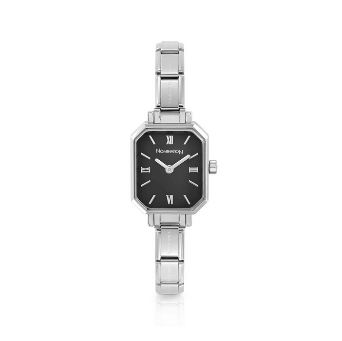 Nomination Composable Classic Sunray Black With Stones Watch