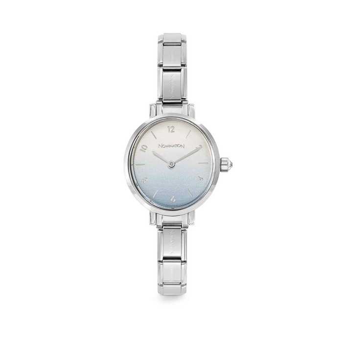 Nomination Composable Classic Paris Oval With Steel Strap & Crystal Watch