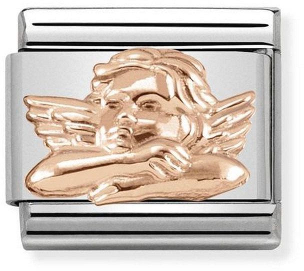 Nomination Classic Rose Gold Symbols Angel Of Friendship Charm