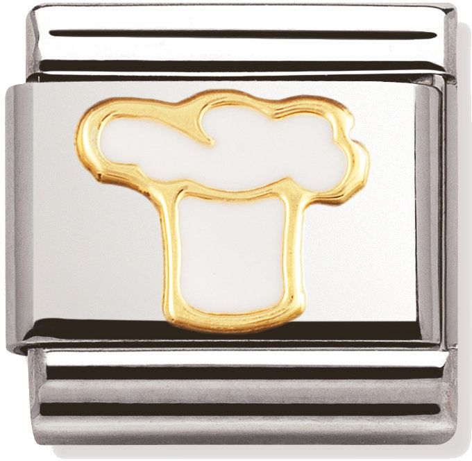 Nomination Classic Gold Daily Life Chefs Hat Charm