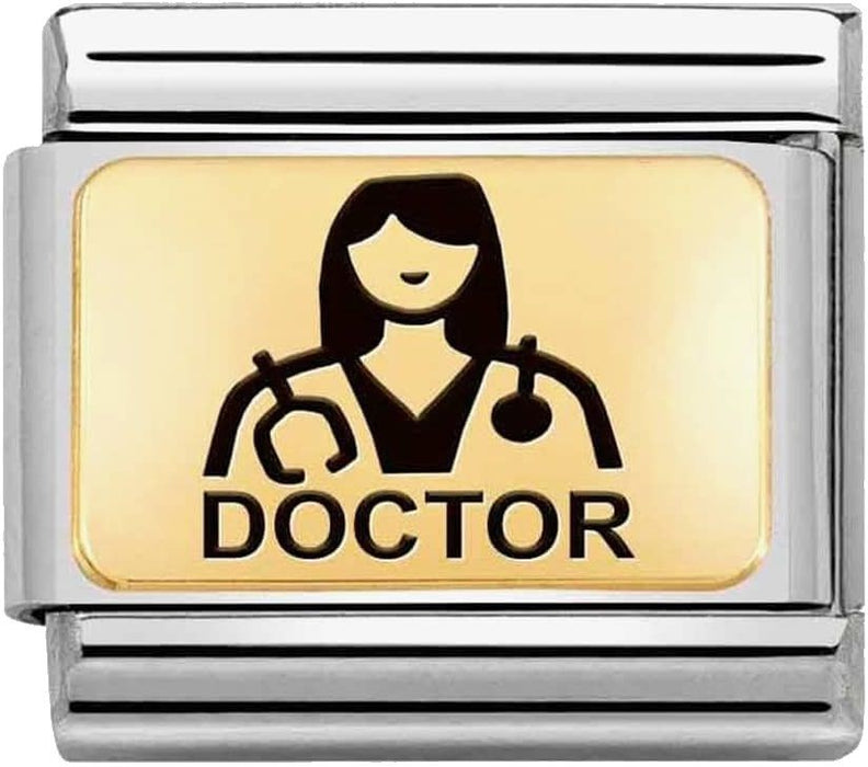 Nomination Classic Gold Symbols Female Doctor Charm