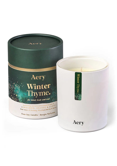 Aery Winter Thyme Orange Clove Scented Candle