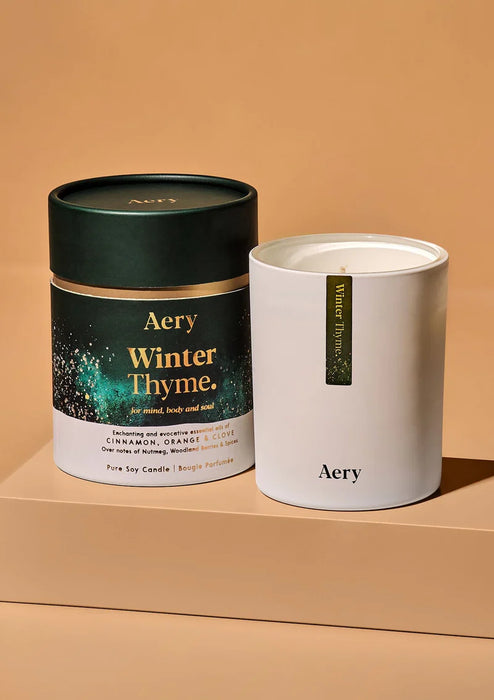 Aery Winter Thyme Orange Clove Scented Candle