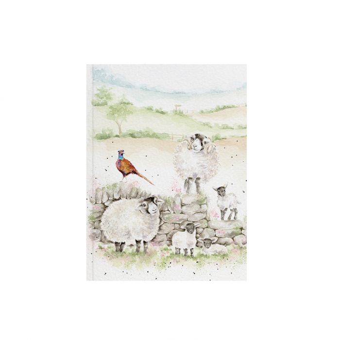 Wrendale 'Green Pastures' Sheep A6 Notebook