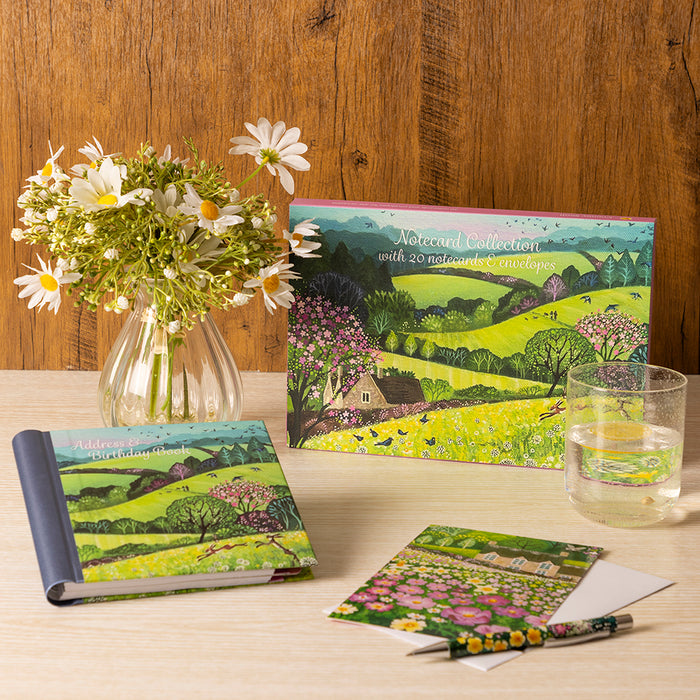 The Gifted Stationery Company Notecard Collection Country Stroll