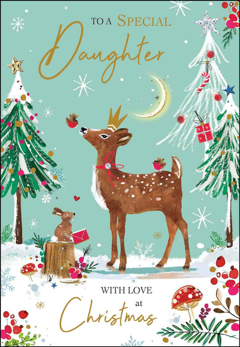 Jonny Javelin 'Daughter Deer' Christmas Card