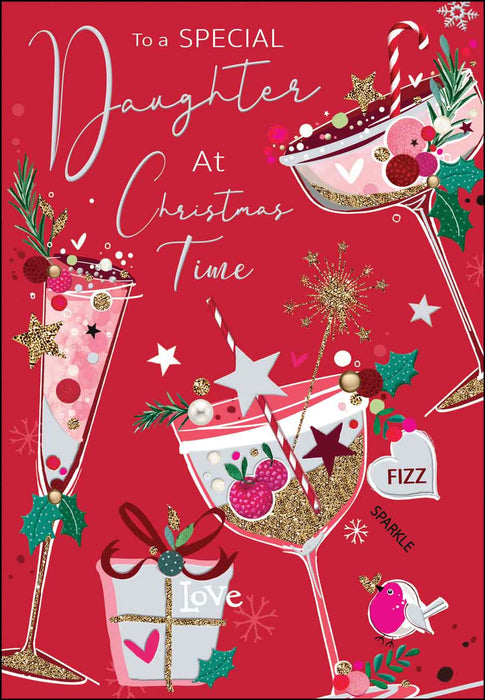 Jonny Javelin 'Daughter Cocktails' Christmas Card